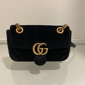 Authentic Gucci Marmont Velvet Bag